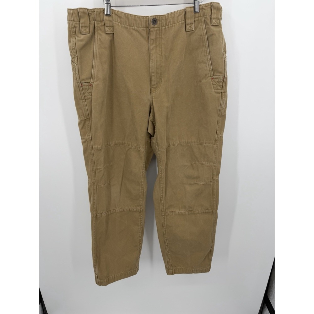 Orvis Trout Bum Heavy‎ Duty Khaki Pants Size 40x29.5" Utility Outdoor